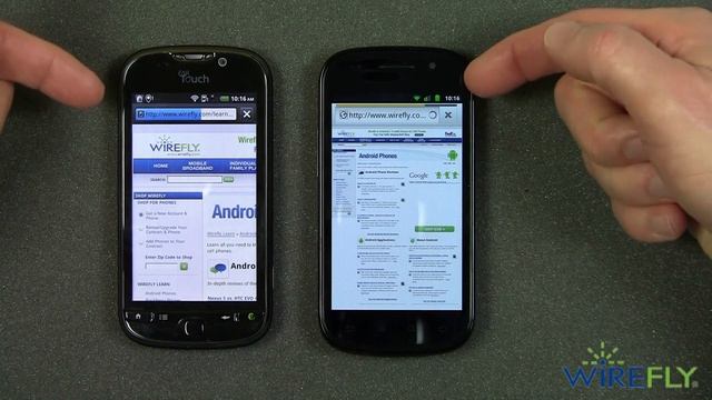 Nexus S vs myTouch 4G Browser Speed Test смотреть онлайн
