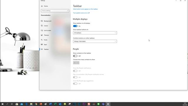 วิธีเพิ่ม Taskbar Display จอที่ 2 Windows 10 #catch5 #windows10 смотреть онлайн