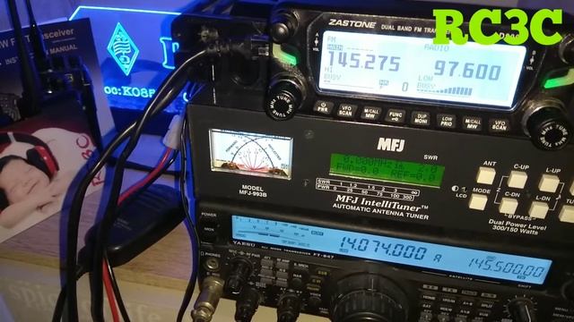 QSO C RK3BM Юра, Москва через Echolink RC3C-L
