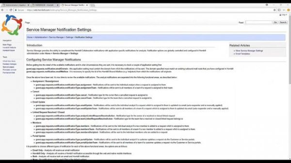 Introduction to Service Manager Application Settings
