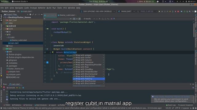 Flutter dark and light theme in 5 min with flutter bloc || Dynamic Theme in flutter #flutter смотреть онлайн