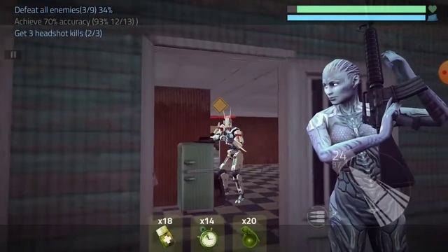 Chapter 9-1 Alienation || Achieve 70% Accuracy || Get 3 Headshot Kills || Cover Fire