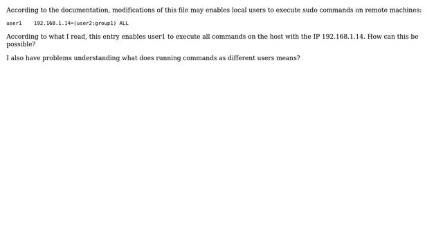Ubuntu: /etc/sudoers file problem understanding смотреть онлайн