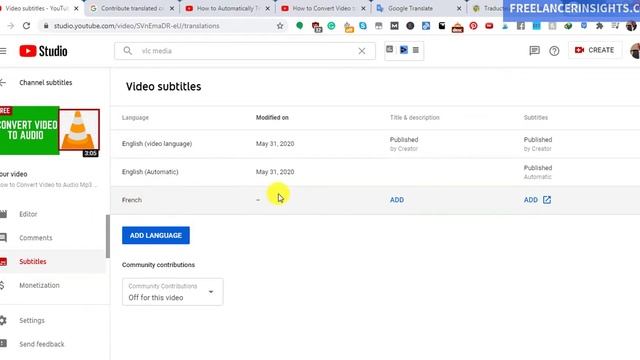 How To Add Translated Subtitles To Your Videos In YouTube Studio