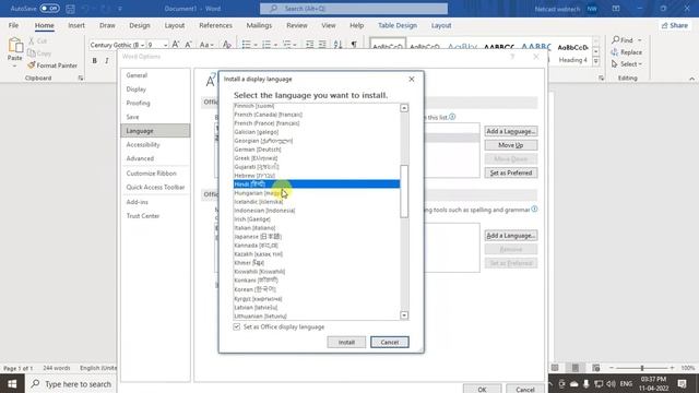 How to Change Language from any in Microsoft Office 2022 смотреть онлайн