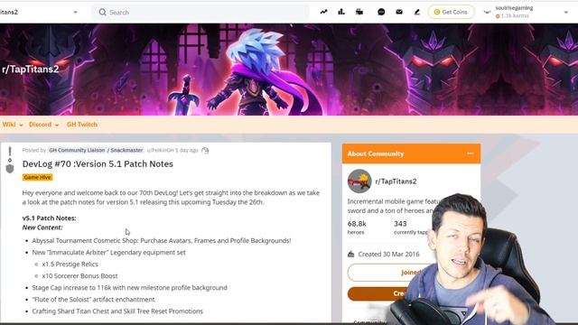 UPDATE 5.1 COMING SOON! | TAP TITANS 2