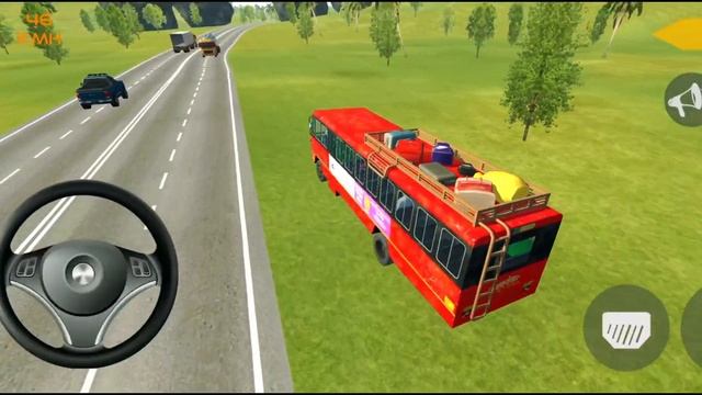 Indian new model bus simulator Indonesia gameplay 3D video Indian bus driving game play bus wala смотреть онлайн