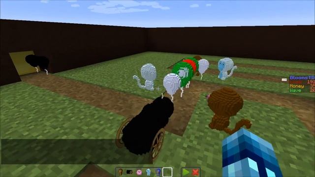 Bloons Tower Defense but it's in Minecraft смотреть онлайн