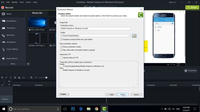 Render Camtasia Studio project as MP4 video смотреть онлайн