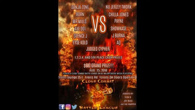 Close Combat JUDGED BATTLES Chilla Jones, Twork, Born, Danja Zone plus EXCLUSIVE event details смотреть онлайн
