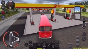 Bus Simulator : Ultimate - New Red Bus Unlocked - Android Gameplay #2