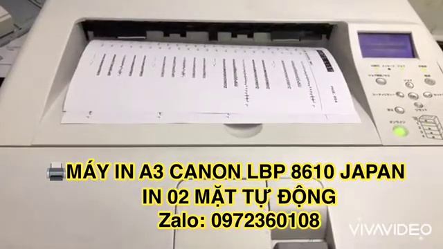 Canon 8630 in 2 mặt tự động смотреть онлайн