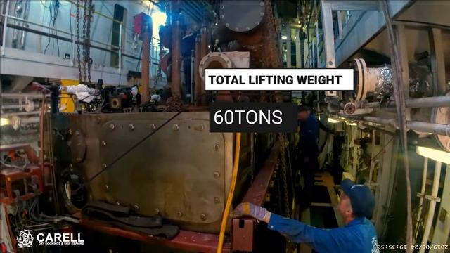 CARELL| Engineering MaK 7M43C Crankshaft Renewal смотреть онлайн