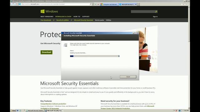 Microsoft Security Essentials Install смотреть онлайн