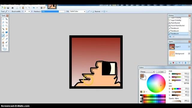 How to create a mc head using paint.net смотреть онлайн