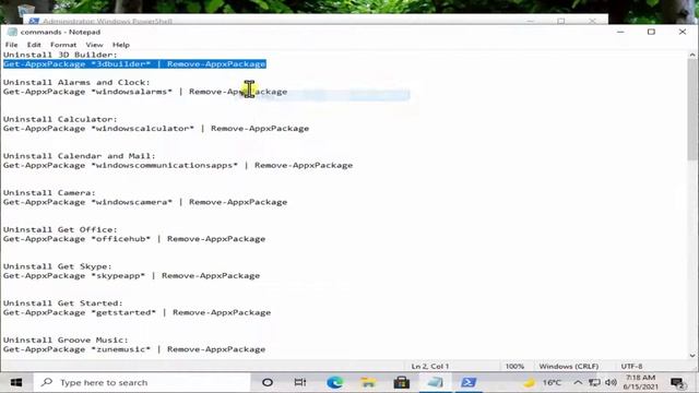 PERFECT WAY - To uninstall pre installed apps windows 10 | Remove preinstalled apps | eTechniz.com смотреть онлайн