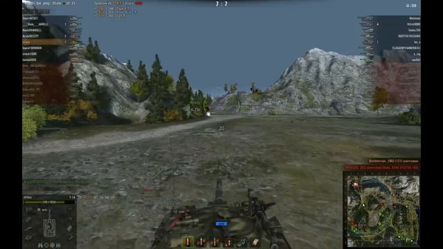 WoT - T-54 - Перевал. смотреть онлайн