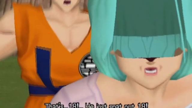 Cell throws up Bulma, Chi-Chi, and Android 18 (And then absorbs Bulma again) Budokai Mod смотреть онлайн