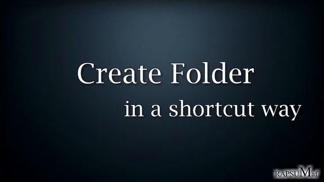 Shortcut way of Creating a Folder on Windows 7, 8, 8.1, 10 & Linux смотреть онлайн
