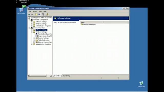 Creating a group policy for users on server 2003 active directory..mp4 смотреть онлайн