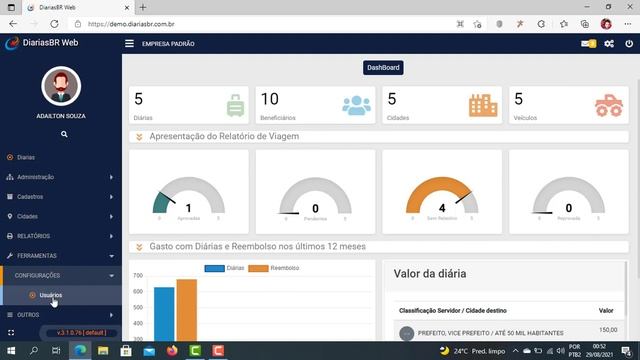 Diárias BR Web apresentação geral смотреть онлайн
