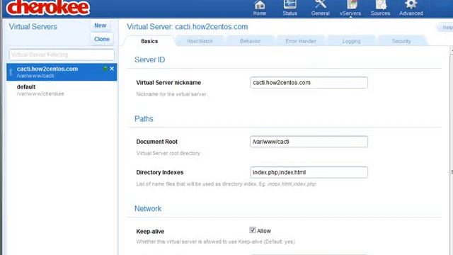 Adding Cacti virtual server to Cherokee Web Server смотреть онлайн