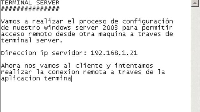 Windows server 2003 - Terminal server S.O смотреть онлайн
