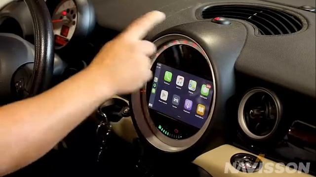 Navegador multimedia Navisson para MINI con Carplay y Android Auto смотреть онлайн