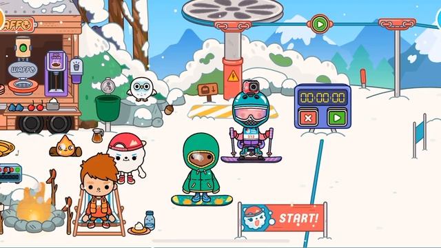 TOCA LIFE WORLD SKI RESORT - REVIEW/FIRST IMPRESSIONS - TOCA BOCA смотреть онлайн