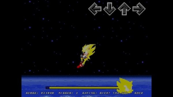 Confronting Yourself V2 Gameplay + Instrumental Only - FNF V.S. Sonic.EXE (Retake) (FNF Mod/OST)