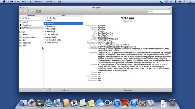 Apple Mountain Lion Tutorial | Fonts and Font Book смотреть онлайн