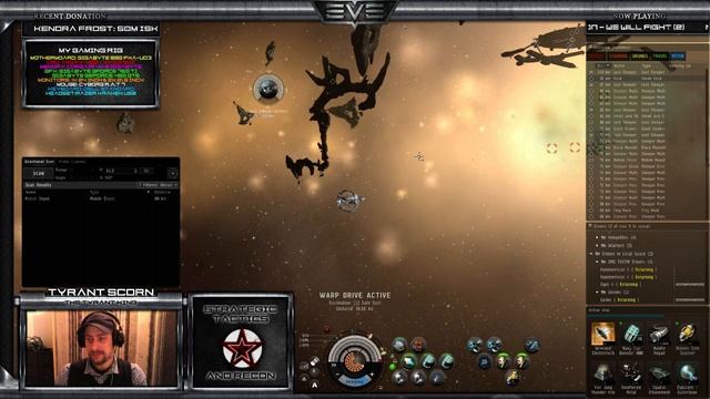 [Eve Online] The Tyrant King - Stream Highlight: C2 Wormhole Combat Sites (PvE) смотреть онлайн