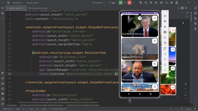 Adding Swipe to Refresh (News App) смотреть онлайн