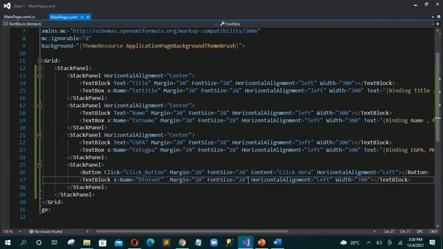 Lecture 03 || Two Way Data Binding in UWP || By Ihsan Khattak смотреть онлайн