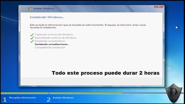 Formatear e Instalar Windows 7 + Copia de Drivers y Actualizaciones 2017 - HD смотреть онлайн