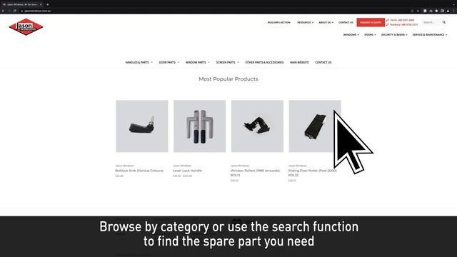 How to order spare parts for your windows, doors, and security screens - Jason Windows смотреть онлайн