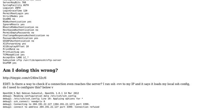Issue with SSH on Ubuntu - Local connection ok, remote connection - Is it me or my ISP? смотреть онлайн