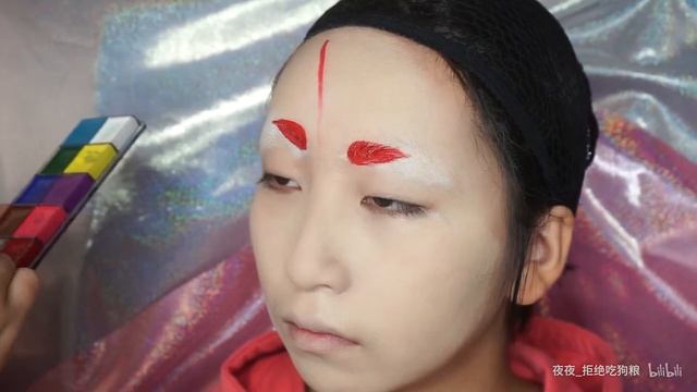【夜夜】【阴阳师】白童子cos仿妆教程。遮眉、假双教程 смотреть онлайн