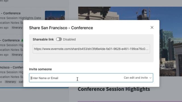 Share notes for easy collaboration in Evernote for desktop смотреть онлайн