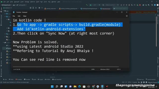 "No Reference found error" Solved | Error from Birthday App Video 3 By Anuj Kumar. смотреть онлайн
