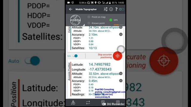 Levés GPS Avec Smartphone
