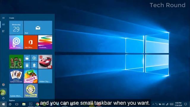Customize Your Taskbar in-Windows 10 | Tech Round | смотреть онлайн