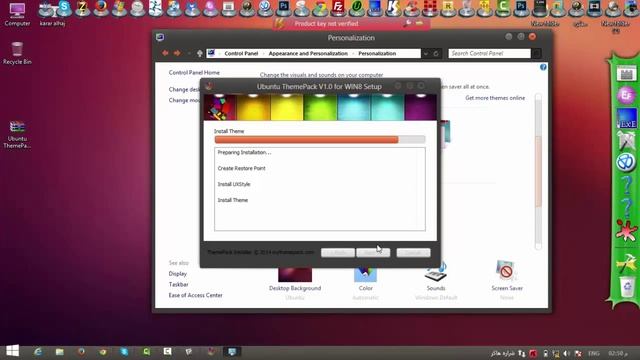 كيفيه تحويل نظام الوندوز 8 الئ Ubuntu Theme смотреть онлайн