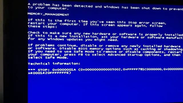 Winblows School of BSOD Memory_Management смотреть онлайн