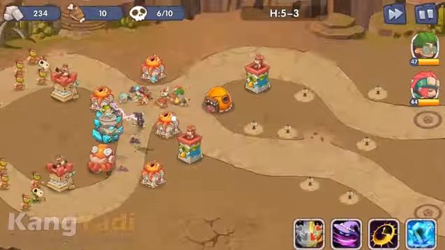 [Android Game Guide] How To Pass Castle Defense Invasion Stage 5-3 Desert Tracking Hard смотреть онлайн