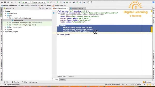 4 Android Linear Layout | Online Training Download app from below link смотреть онлайн