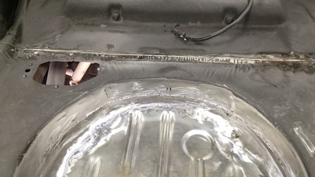 1974 Plymouth Duster trunk patch. смотреть онлайн