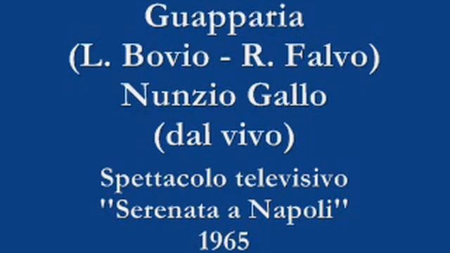Guapparia - Nunzio Gallo (Spettacolo dal vivo) (Traccia 04/10) смотреть онлайн