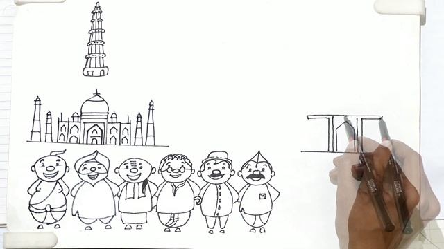 World Heritage Week 2019 | Free Hand Drawing | Heritage sites of India смотреть онлайн