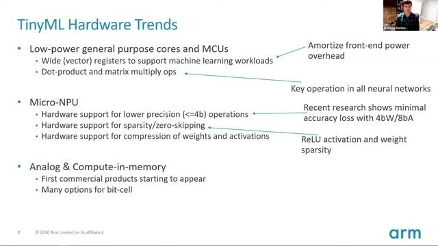 tinyML Asia 2020 Matthew Mattina: Tiny but powerful: Hardware for High Performance, Low Power... смотреть онлайн